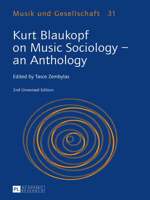 cover image of Kurt Blaukopf on Music Sociology – an Anthology